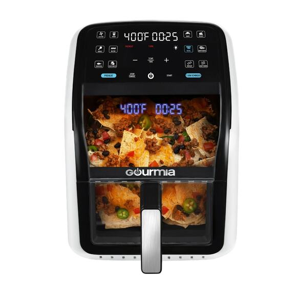 Gourmia Panorama 7-QT Digital Air Fryer w/ Panoramic View, Holographic Display,m - Picture 4 of 4